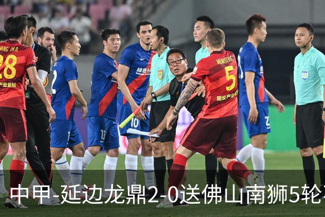 中甲-延边龙鼎2-0送佛山南狮5轮不胜 多明戈斯角球破门徐继祖建功
